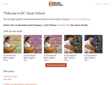 Tablet Screenshot of dc-musicschool.com